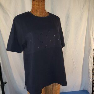 BLAST Women's Black Diamond Beaded Tunic - S